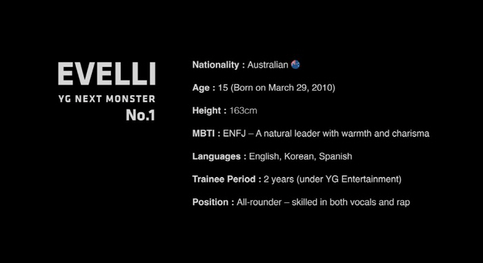 YG's next girl group trainee, Ivelli's video will be released...A 15-year-old all-rounder who looks like Jenny