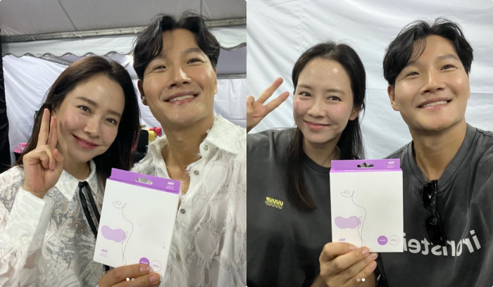 Kim Jong-guk and Song Ji-hyo's underwear business support shooting..Two shots with Nifle patch