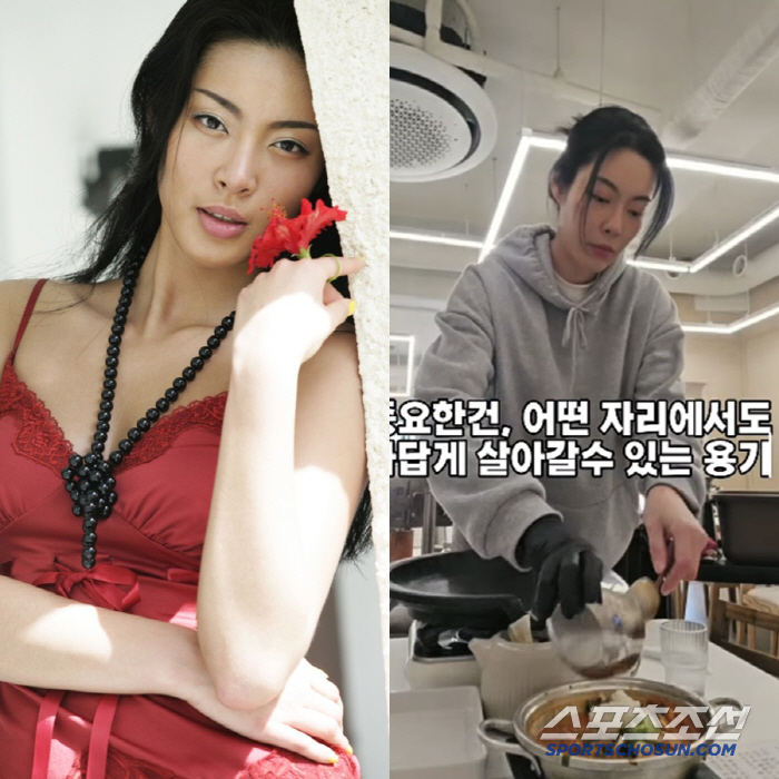 Top model? I'm serving cold ssamjip right now...Lee Ki-yong, the CF queen, has been shocked. 
