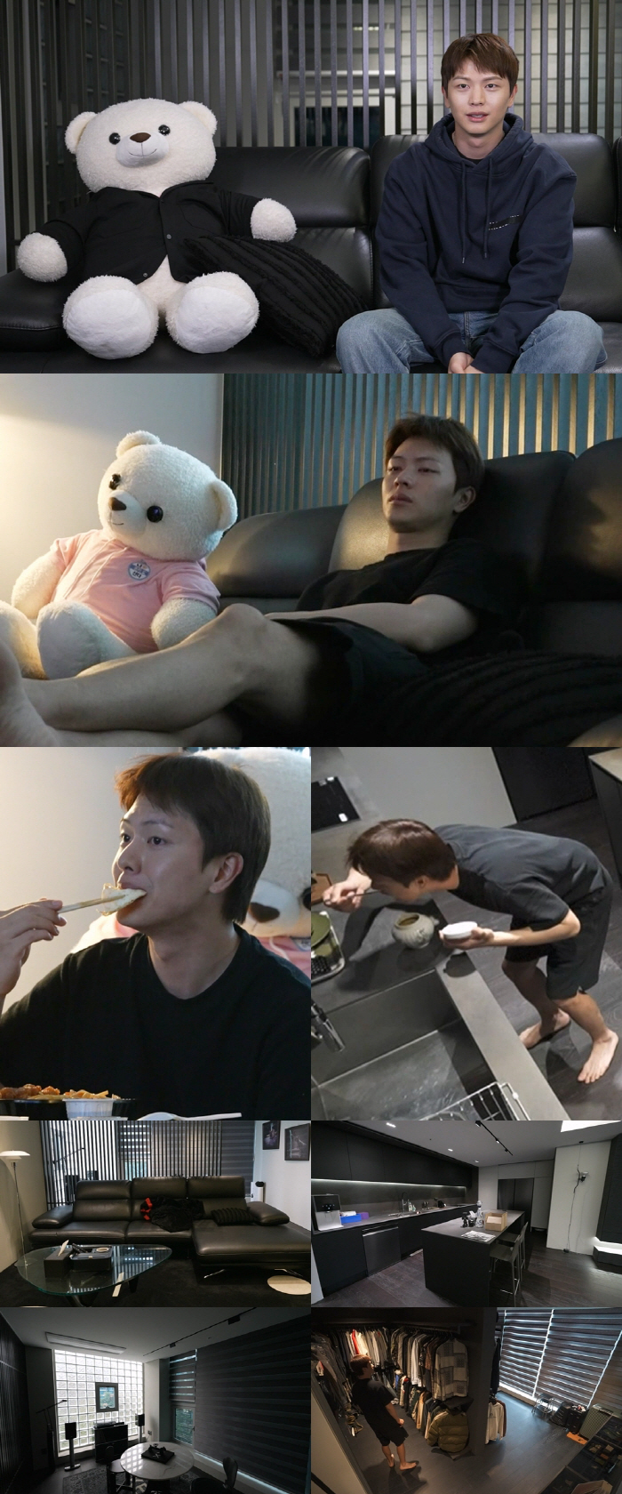Yook Sung-jae reveals a house decorated in black. It's good to live dark (Na Hon-san)