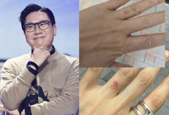 After early voting with remarried Lee Sang-min and his wife ♥, they are coupled with the photograph of the ring finger stamp