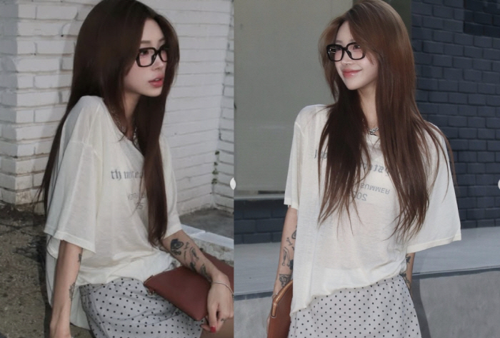 Choi Jin-sil's daughter Choi Jun-hee, tattoo full of both arms, what does it mean? 41kg, Gen.G fashion emphasizing skinny body