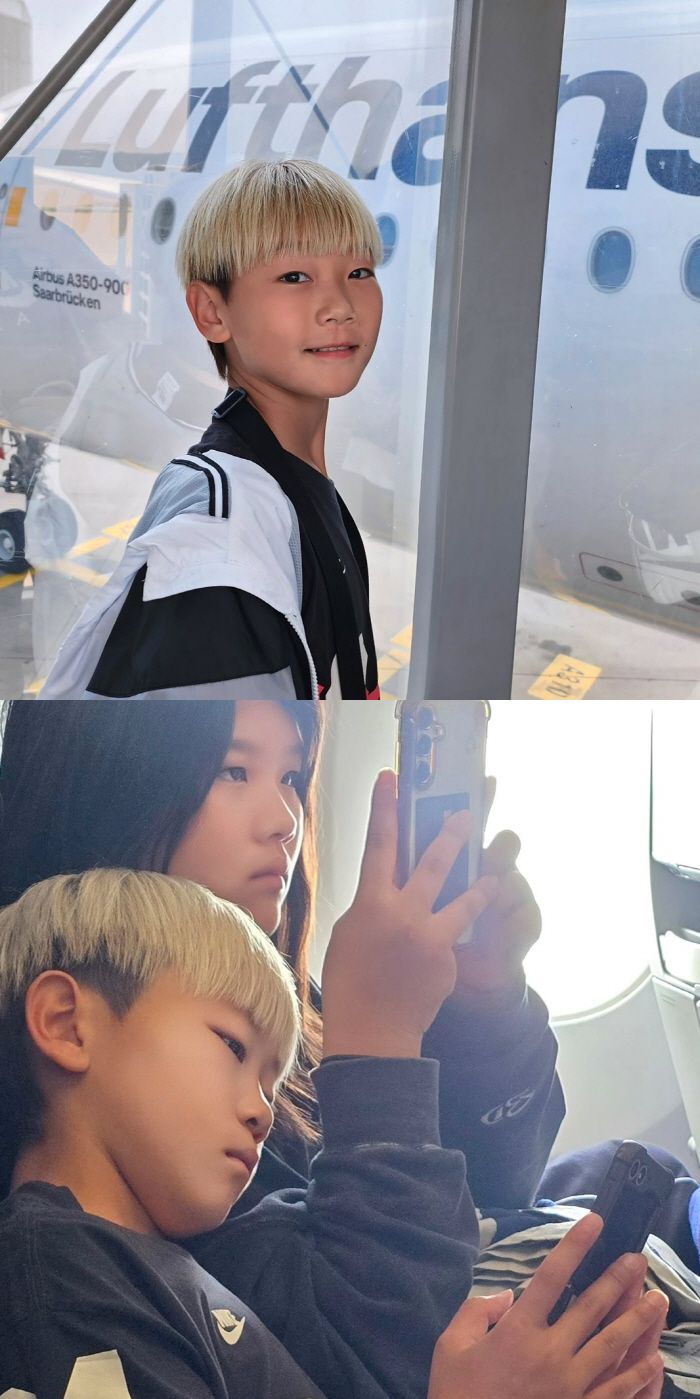 Lee Dong-guk ♥ Lee Soo-jin left for Germany with his son Dae-bak. He's very nervous