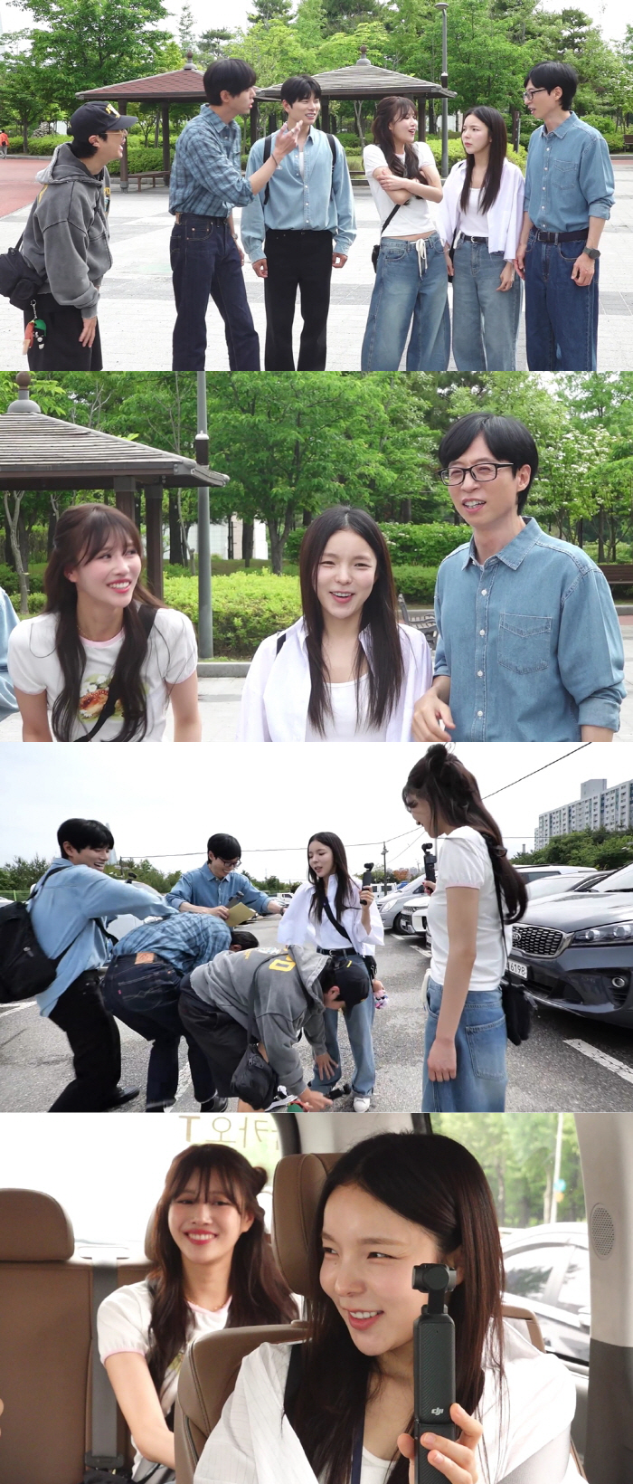 Park Jin-joo and Mi-Joo capture the last recording before getting off to play. Sad goodbye