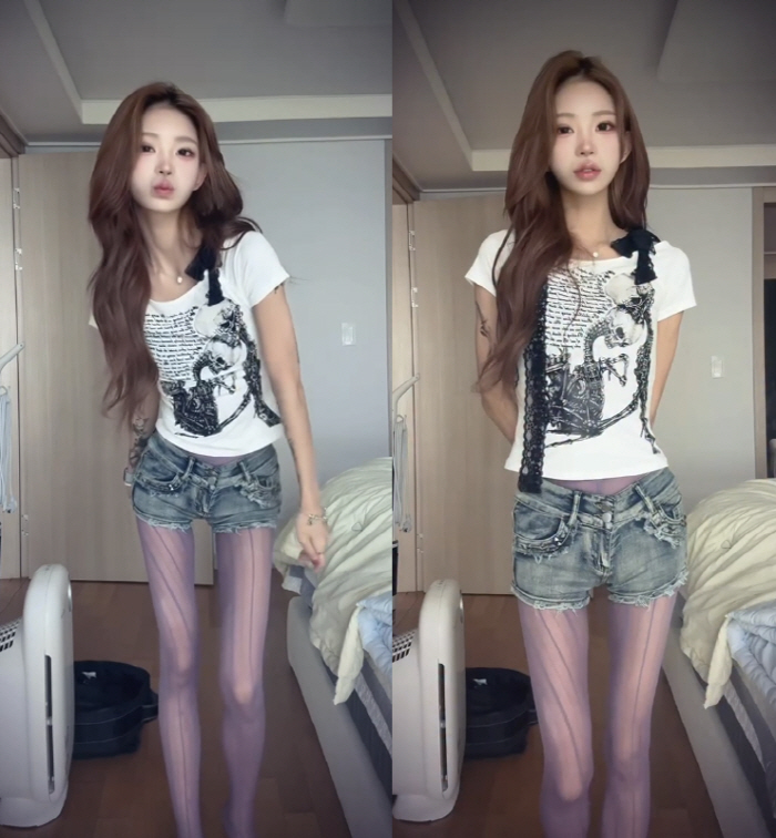 96kg → 41kg Choi Jun-hee, skin-shaped line revealed in see-through