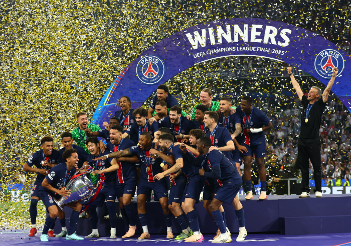 15th place PO row → won, the beauty of the league phase era shown by PSG