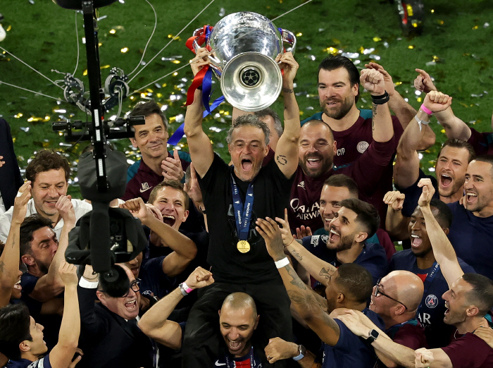 15th place PO row → won, the beauty of the league phase era shown by PSG