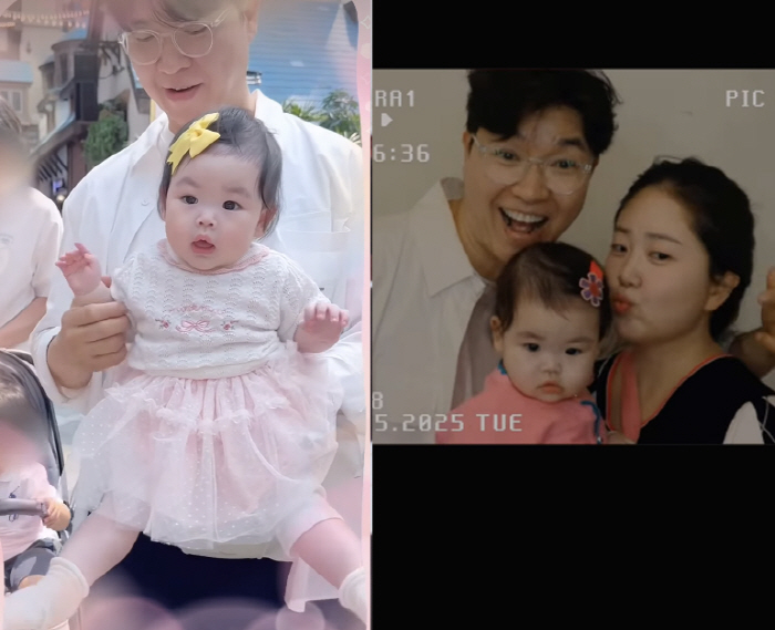 Kim Daye ♥ Park Soo-hong, 7-month-old daughter is a lucky girl. After moving to a house of 7 billion won, Jae-yi's dance skills are good