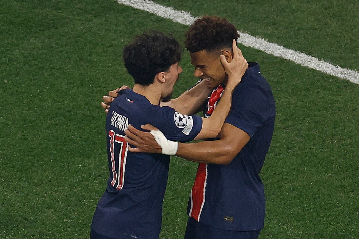  PSG with one goal and one assist, Inter are exploding! Ends the first half with 20 leads