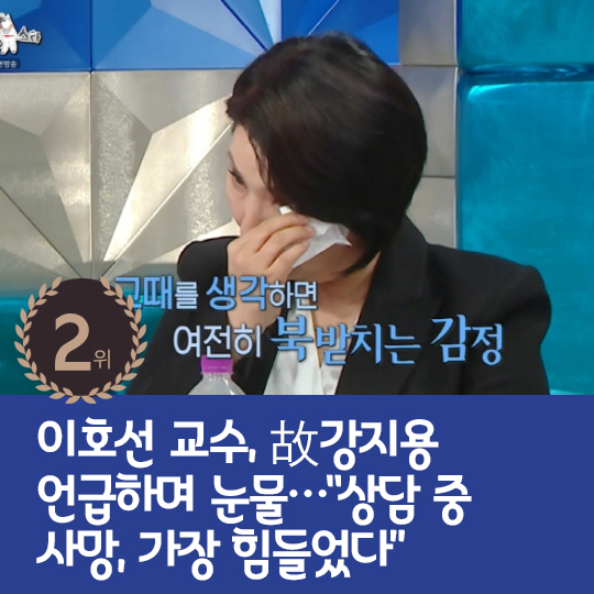  Last week, hot issue, Choi Eun-kyung and Dongchimi were forced to drop out