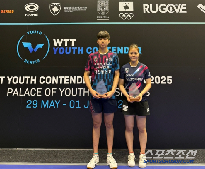 I beat my cold physique Yoo Nam-gyu's second generation, Yoo Hae-rin, POSCO's first transfer!Along with Yoon Nam-kyu, the great priest, Kwon Hyuk, he won two singles and mixed awards (WTT Us Contender Pristina)