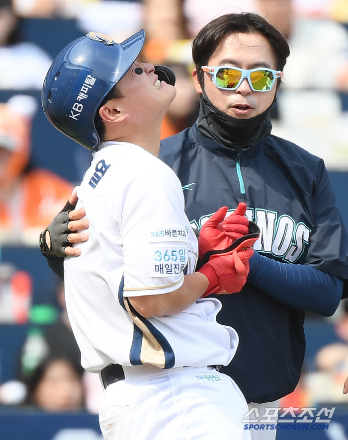 I didn't even untie the thread. Kim Hyung-joon, who said he had to spend two weeks recovering, returned after 10 days, and started. 