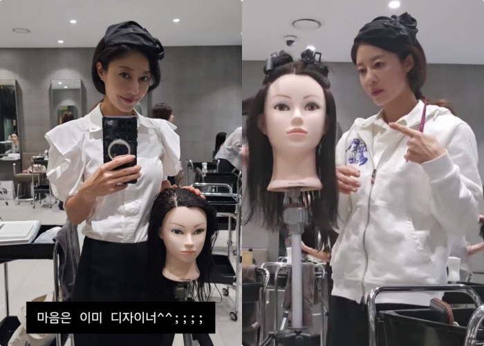 Lee Ji-hyun, a 42-year-old single mom, tries to become a hairdresser..Excited, worried, fighting!