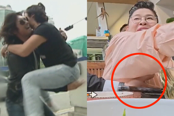 Oh Ji-ho and Lee Young-ja, following the embarrassing part, on the chest..There was almost another misunderstanding