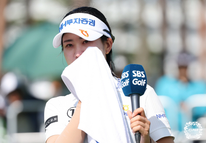 I'm going to hit the record hard because it's meant to be broken Park Min-ji's special determination to challenge Korean golf history and face 5 consecutive wins in a single tournament 