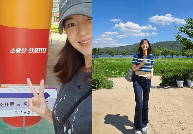  Jeong Ga-eun, red explanation in a day...Chinese in blue, responding to controversy over political color