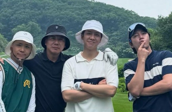  What's the relationship between the four of you? Lee Seung-ki, Jang Geun-seok, Son Ji-chang, and Lee Hong-ki's 'Golf Course Meeting' Topic
