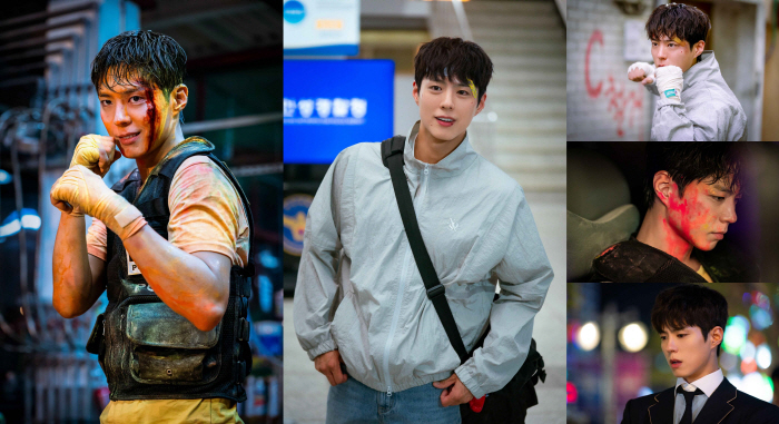 An instinctive sense of justice with a bloody face..Park Bo-gum, the new face you showed as a good boy
