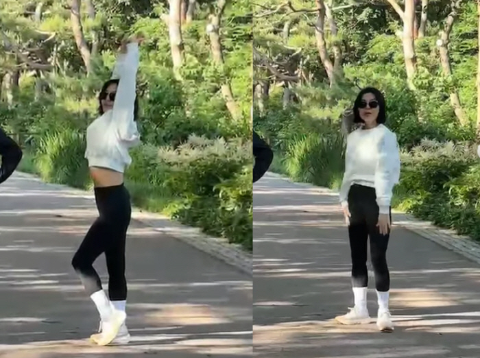 Is it Han Hyeyeon? I lost 14kg and bragged about my back. What's my life