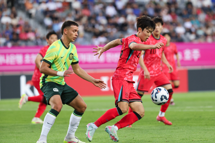 Bae Jun-ho's incomplete 45 minutes Lee Min-sung and Australia drew 0-0 in the warm-up match