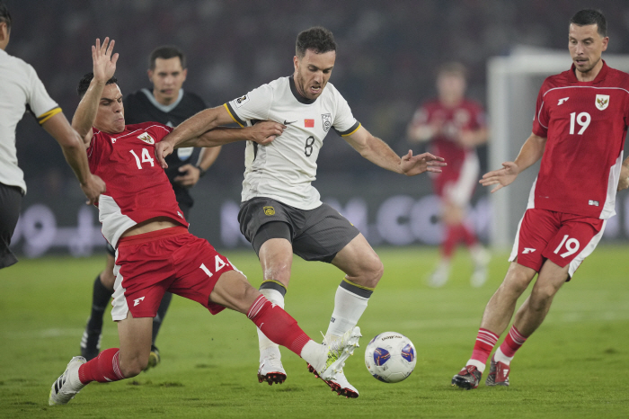 Worst of all, China to allow Indonesia to lead 01...At this rate, World Cup elimination is confirmed (in the second half of 25 minutes)