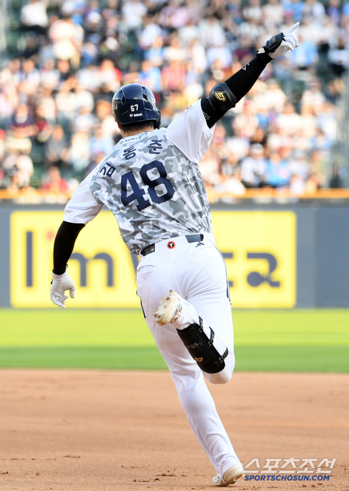 I'll hit my first home run in 10 at-bats→ Early achievement...If you keep sending me out, I'm confident with 10 home runs
