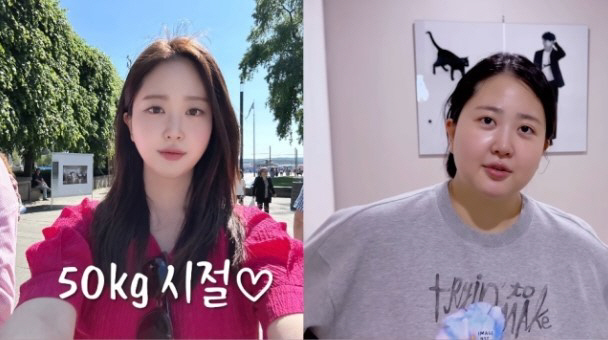 Park Soo Hong ♥ Kim Daye, how much did you lose from 72kg..How I've been half-faced