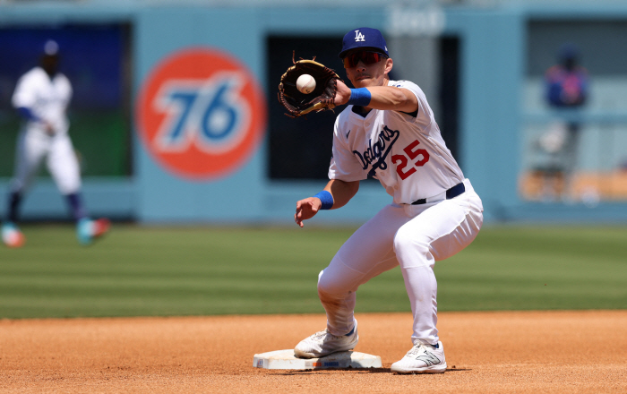 Your ankle is fine and you're right-handed. Why? Kim Hye-sung is on the verge of missing the first three games in a row, and Taxi Squad Outman soon goes to Triple-A