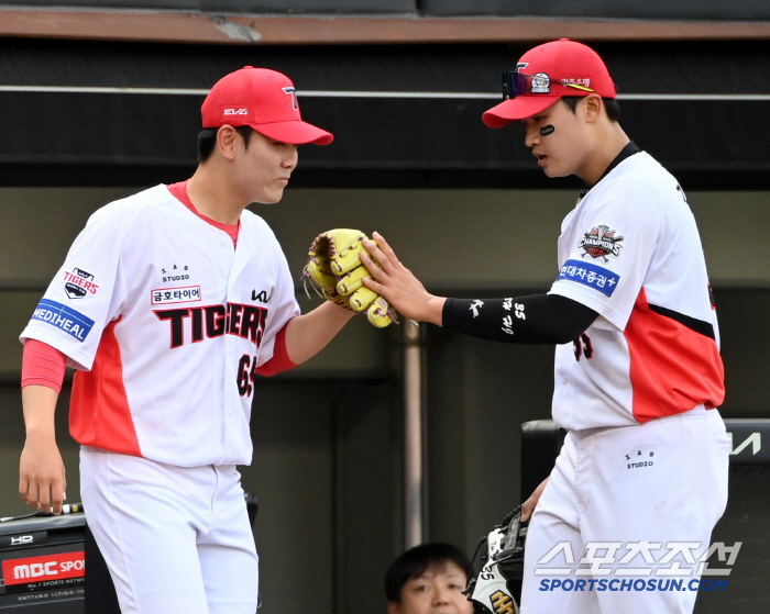 My parents and son, who also watched the second division, are now KIA ERA 0.00 pitchers…So that only the first team can come to the ballpark
