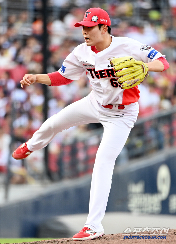 My parents and son, who also watched the second division, are now KIA ERA 0.00 pitchers…So that only the first team can come to the ballpark
