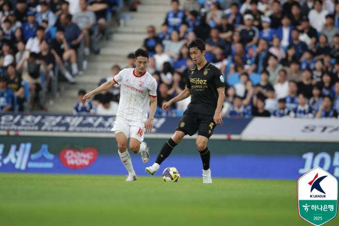  Unexpected return → You're good even without it! Jerso's winning goal Incheon won 10 games against Bucheon, and went on an unbeaten run in 12 games