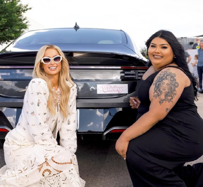 Paris Hilton Presents Hyundai Sonata To Car-Burning Fan..'True fairy godmother'