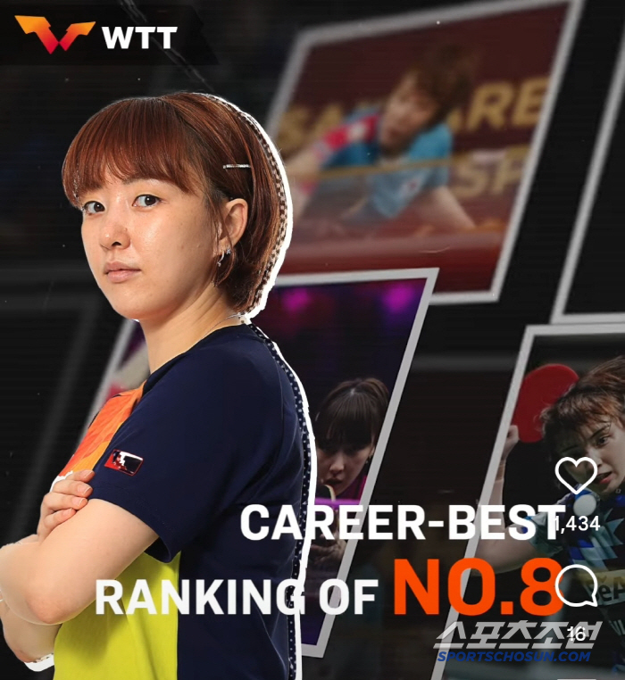 WALKLE's defense. Seo Hyo Won, thank you WTT also remembered the brilliant moment of Korean table tennis player X the last retirement stage