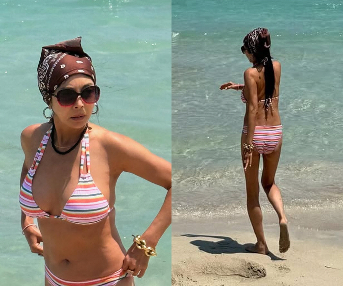 62-year-old Hwang Shin-hye, amazing bikini figure..I thought it was a Hollywood paparazzi cut