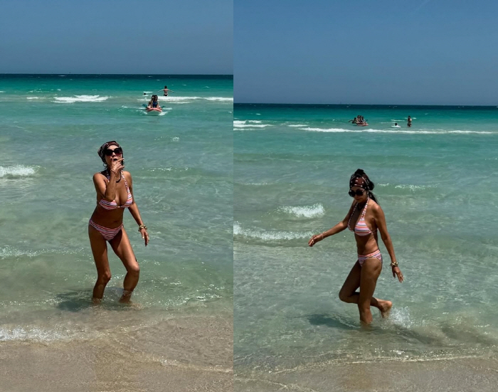 62-year-old Hwang Shin-hye, amazing bikini figure..I thought it was a Hollywood paparazzi cut