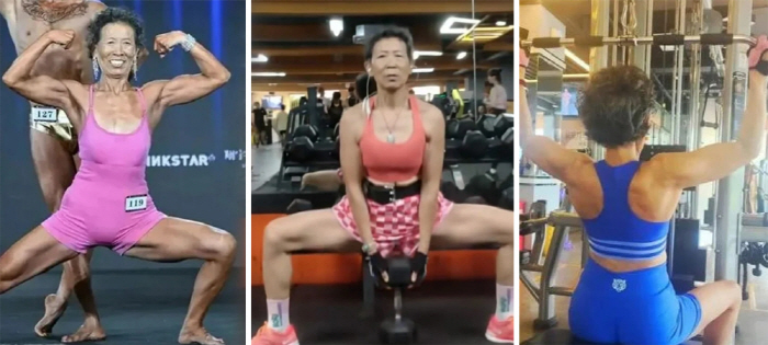 71-Year-Old Granny Wins Fitness Competition Medal...Age is just a number
