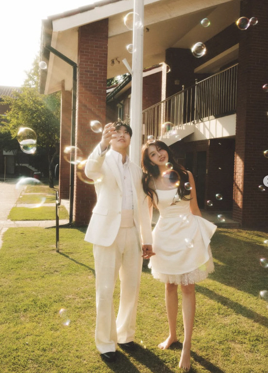 AOA Chan-mi gets married in June, beautiful barefoot wedding photoshoot...♥Handsome bride-to-be will be revealed