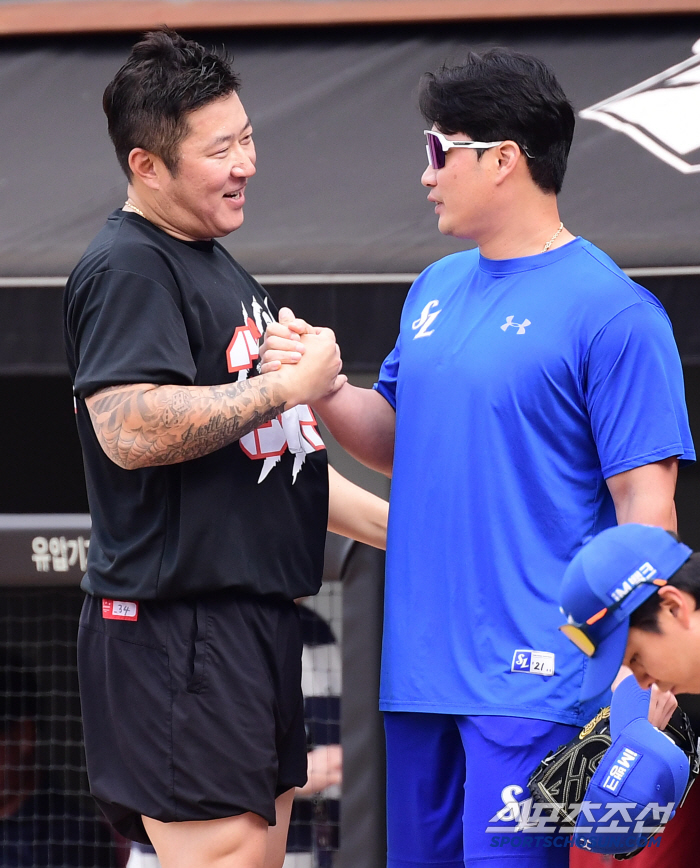 The legend and legend that I met at the championship. Oh Seung-hwan, welcome, Choi Hyung-woo. Isn't your body so good? 