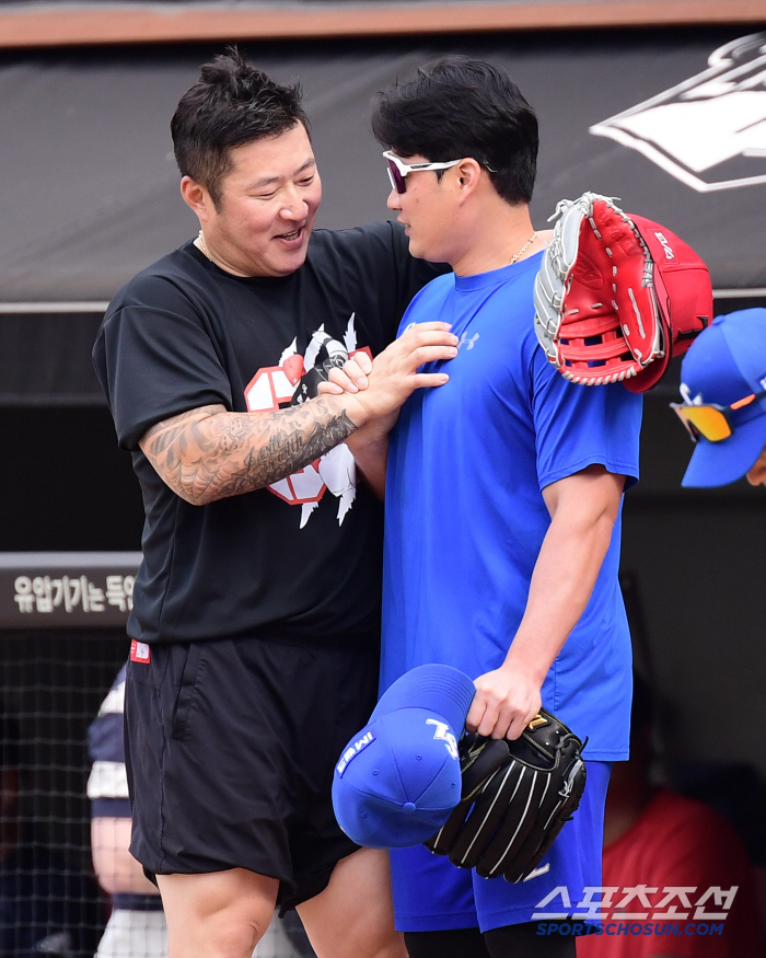 The legend and legend that I met at the championship. Oh Seung-hwan, welcome, Choi Hyung-woo. Isn't your body so good? 