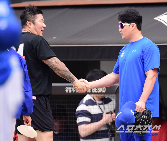 The legend and legend that I met at the championship. Oh Seung-hwan, welcome, Choi Hyung-woo. Isn't your body so good? 