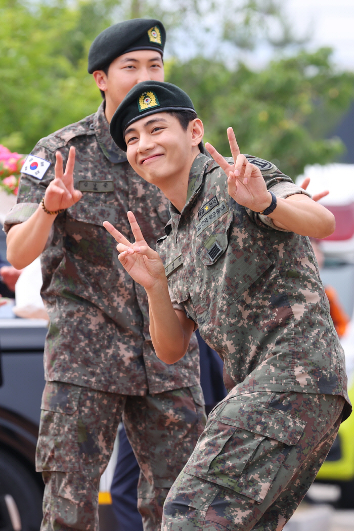 BTS RM and V Officially Discharged from Military, Group Reunion Nears