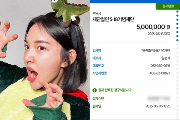 'Donation to avoid responsibility' May 18 Memorial Foundation rejects donations to omnivorous dinosaurs