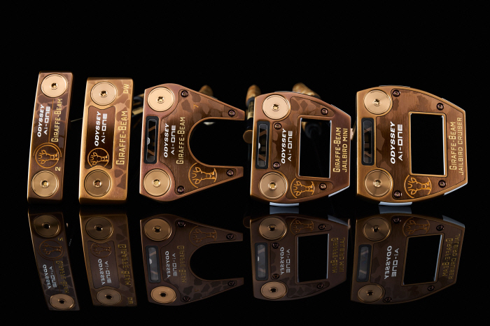 The magic of the giraffe's neck? Consistent Strokeable Callaway Launches Odyssey AiONE Giraffe (Girin) Beam Putter