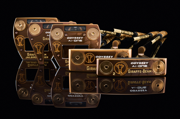 The magic of the giraffe's neck? Consistent Strokeable Callaway Launches Odyssey AiONE Giraffe (Girin) Beam Putter