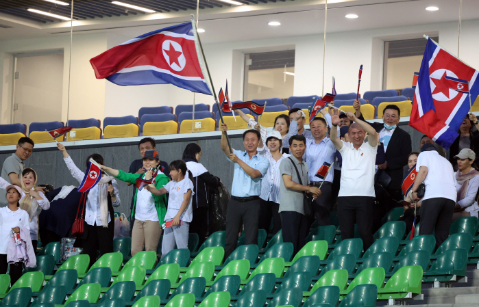 North Korea, which is in last place with three draws and seven losses and no wins, is worse than China. Finishing at the bottom of the third qualifying round