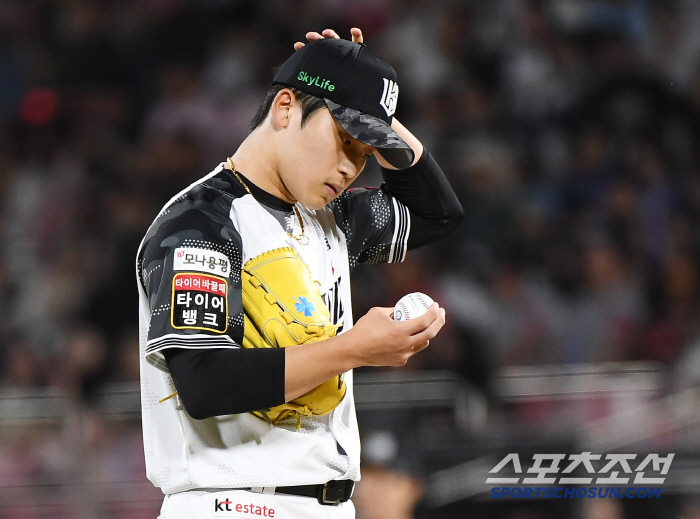 151km fastball → 10R 93rd-ranked 11th-ball Yonggyu Nori broke down...The gums of Lotte's toothless fighting spirit. 