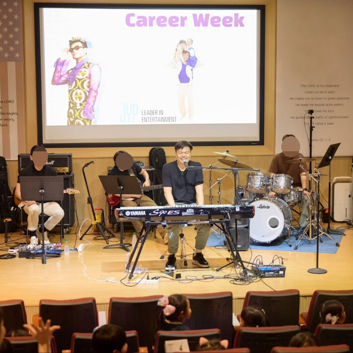 Daughter fool Park Jin-young participates in the kindergarten job experience event..It's my first time being a kindergartener