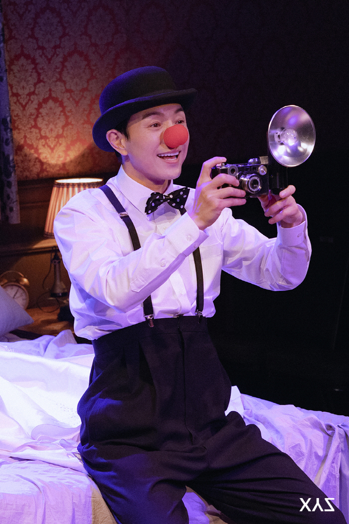 Jeong Seong-il, acting in the play Capone Trilogy...It didn't seem easy, so I tried
