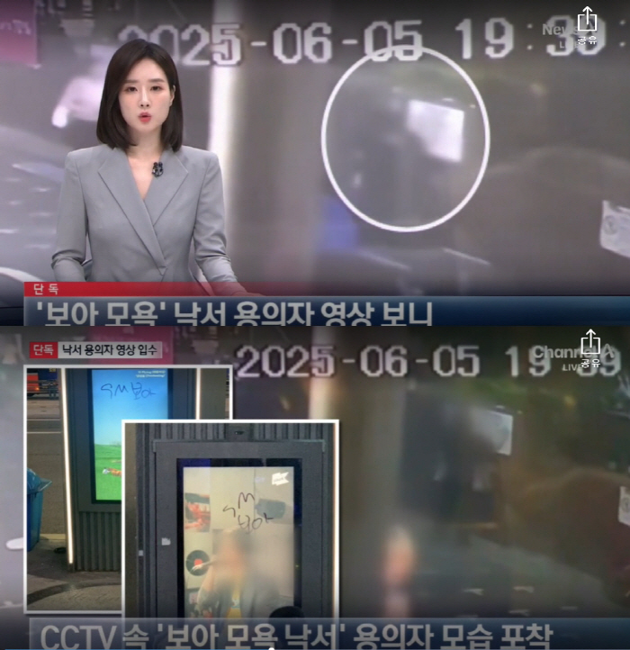 Graffiti Attack on BoA CCTV Reveals Suspect in Ongoing Investigation