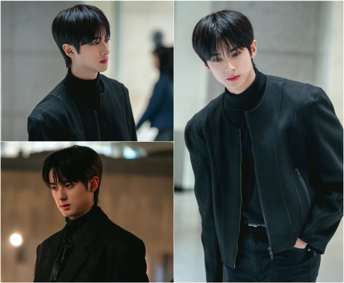 Cheongdam International High School 2 Kim Min-kyu reveals his first still with brilliant visuals  intense eyes!